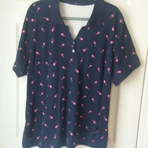 NWOT-KIM ROGERS PLUS SIZE POLO SHIRT